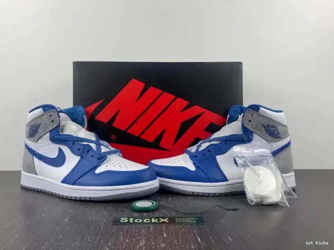 1st Kicks Shoes OG 1 True Jordan DZ5485-410 High Air Blue 0613